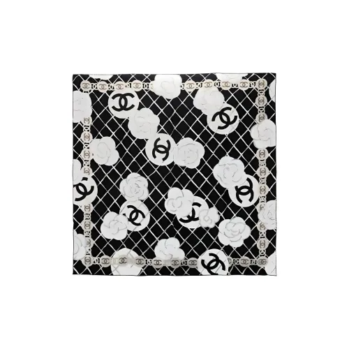 Chanel Camellia цветок шелковые шарфы для женщин