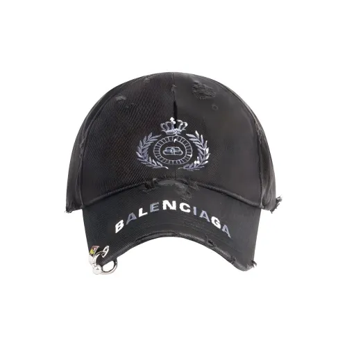 Balenciaga Хлопок Бейсболки Мужские Черные