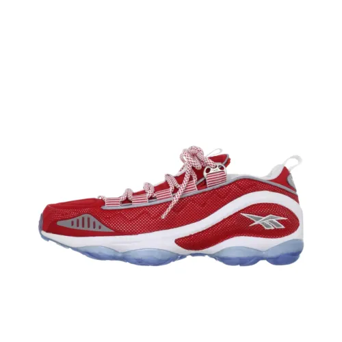 Reebok DMX RUN 10 Low Топ Повседневная обувь Мужская Красная Белая