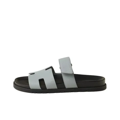 HERMES Chypre Шлепанцы Мужской Облачный Серый