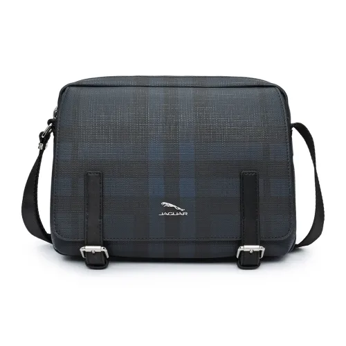 JAGUAR Artificial Leather Crossbody Bag Shoulder Bag Standard Men's Blue Black