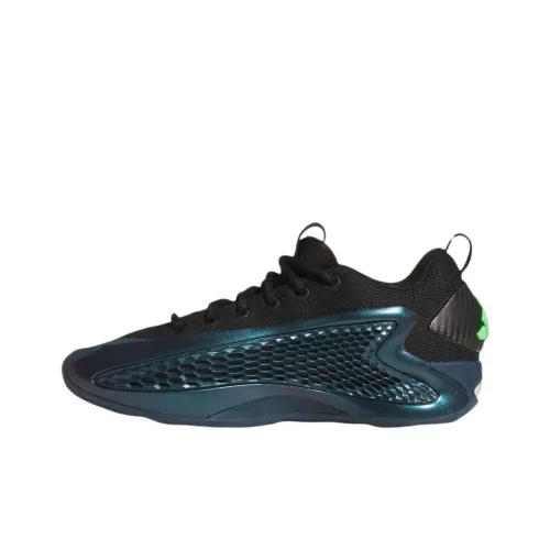 Adidas ANTHONY EDWARDS Баскетбольные кроссовки Low Топ Синий Черный Унисекс