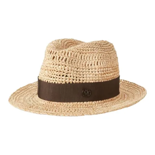 Maison Michel Ткань Цилиндры Женские Бежевый