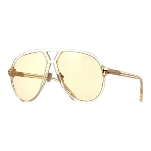 TOM FORD Ацетат Aviator Солнцезащитные очки Мужские Желтые