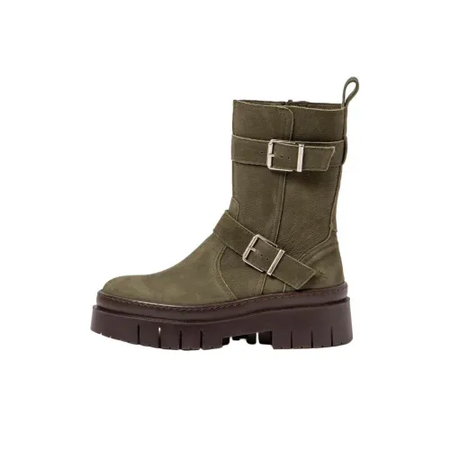 Art AMBERES Женские ботильоны зеленый