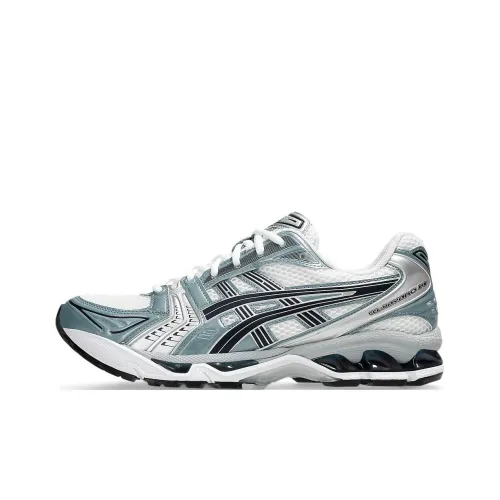 ASICS Gel Kayano 14 Амортизация Поддержка Низкий Топ Повседневные Беговые кроссовки Унисекс Белый Серый