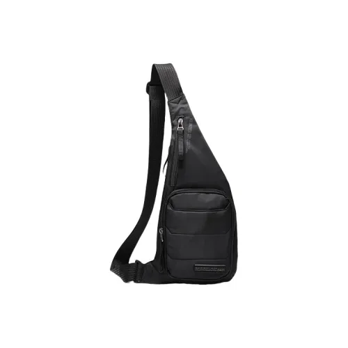 Volunteer Oxford Sling Bag Men's Black Gray Green Волонтер Оксфорд Слинг Сумка Мужская Черный Серый Зеленый