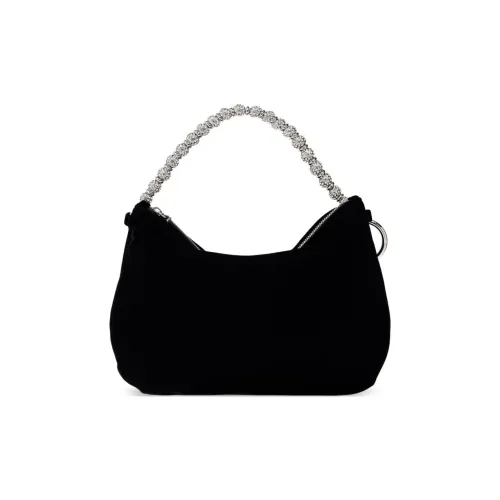 Jimmy Choo Вельветовая сумка женская черная
