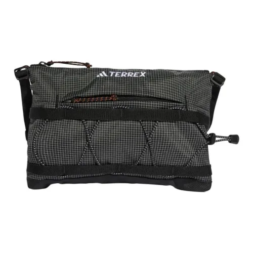 Adidas Переработанный полиэстер Сумка через плечо плечевая сумка Унисекс Черный