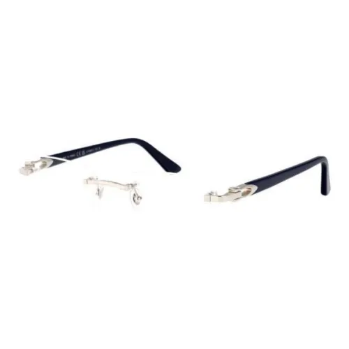 Cartier Квадратные Оправы для Очков Мужские Синие