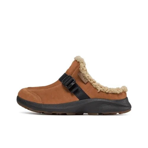 KEEN HOOD CLOG Slip Resistant Abrasion Resistant Низкий Топ Повседневная обувь Женская Коричневая