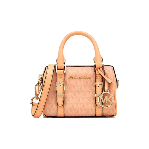 MICHAEL KORS Bedford Кожа Бостонская сумка Сумка на плечо Ручная сумка Сумка через плечо Мини Женская Дынный