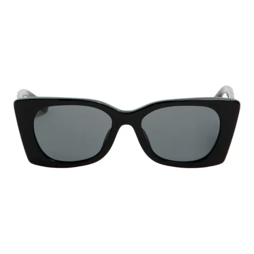 TORY BURCH Ацетат Прямоугольные Солнцезащитные очки Женские Черные