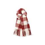 Красно-белый в клетку