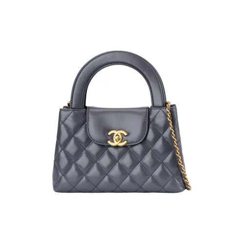 CHANEL Сумка через плечо из коровьей кожи мини-сумка для женщин серого цвета