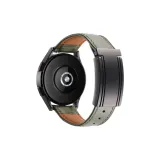 Армейский зеленый с черной застежкой