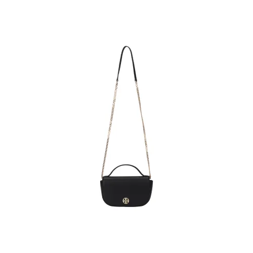 Tory Burch Кожа Одно Плечо Ручная Сумка Сумка через плечо Женская Черная