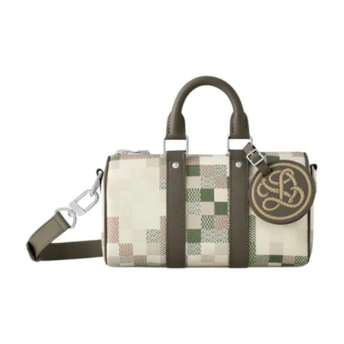 LOUIS VUITTON Keepall Покрытый холст Одно плечо Сумка Женская Многоцветная