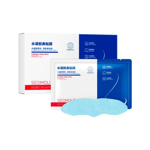 SEOMOU Гидрогелевая текстура Носовая мембрана Восстанавливающий Увлажняющий Удаление черных точек Мягкий 2,2г*6 Коробка
