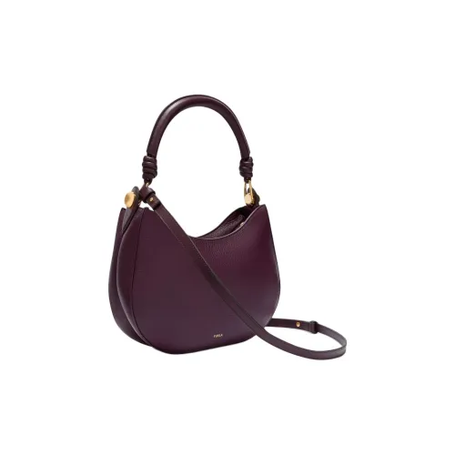 Furla Рельефная Телячья Кожа Сумка через плечо Сумка Маленькая Женская Фуксия