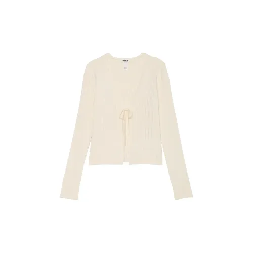 Victoria's Secret Розовый Ribbed KNIT Fly Away Кардиган Свитер W S Pajama Топ Женская Белая Оболочка