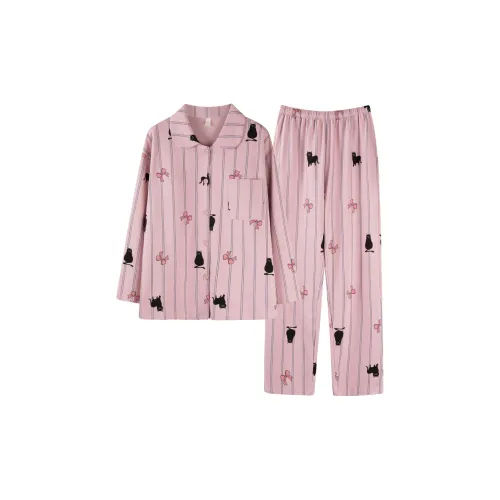 XIAFENYAN Пижамный комплект женский розовый