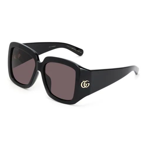 GUCCI Пластиковая оправа нейлон квадратные солнцезащитные очки унисекс