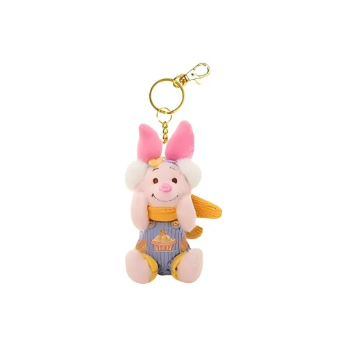 Disney 2023 Winter Day Winnie The Pooh and Friends Collection Свинка Куклы Плюшевый Брелок Стандартный Высота