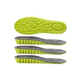 Зеленый Серый [2 упаковки, 2,5 см] Флисовая подкладка, термический | Устойчивый к запахам, увеличение роста