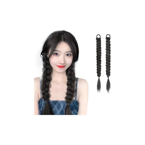 WANWANFENG Два хвостика Crossover Косичка Парики