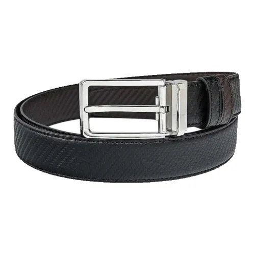 Dunhill Ремни из коровьей кожи Мужской Черный Ширина 3 см