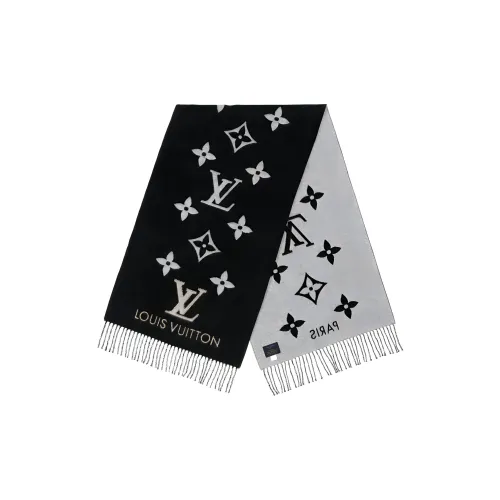 LOUIS VUITTON Кашемировые вязаные шарфы для женщин