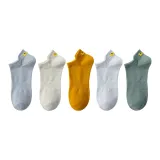 [5 пачек] Серебристо-серый + Светло-зеленый + Желтый + Серо-синий + Зеленый