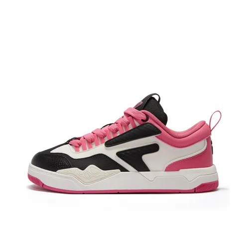 FILA FUSION Nollie Low Топ Кроссовки для скейтбординга Женские Белые Красные