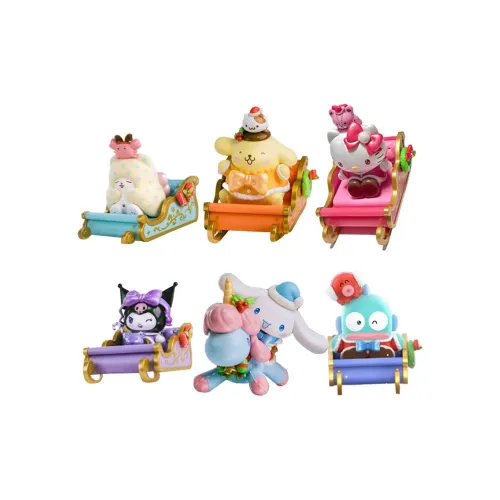 TOP TOY x Sanrio Family Зимний Слейд TEAM COLLECTION Слепые коробки Один Mystery Коробка Целая коробка 6 шт