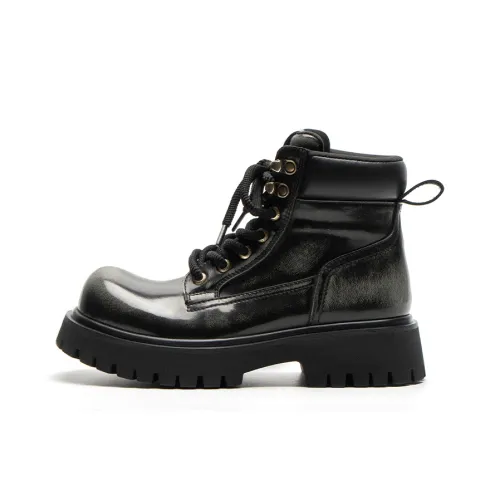 Mule Donkey Martin Boot Женские Черный