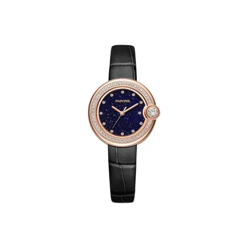 RARONE Серия Yueji Кварцевый механизм часы на запястье натуральная кожа ремешок женские часы синий циферблат