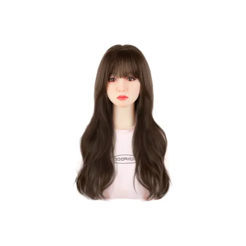 WANWANFENG Длинные кудрявые накладки для волос натуральный мокко