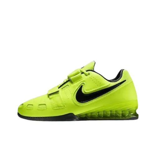 Nike Romaleos 2 Slip-Resistant Abrasion-Resistant Low-Top Training Shoes Men's Green Найк Ромалео 2 Противоскользящие Устойчивые к Износу Низкие Кроссовки для Тренировок Мужские Зеленые