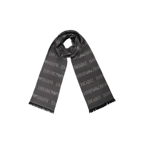 EMPORIO ARMANI Шарфы из хлопковой трикотажной ткани Мужской