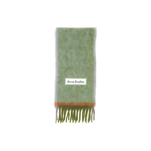 Acne Studios Вязаные Шарфы Унисекс Зеленый
