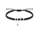 Мужской браслет с четырехконечной звездой