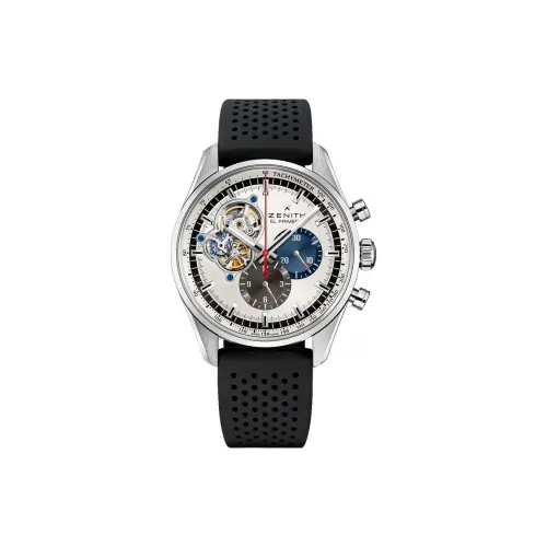 ZENITH Автоматический Механический Механизм Мужские Часы 42 мм Белый