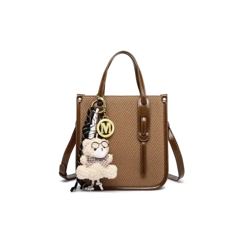 FAIRWHALE ПУ (полиуретан) Сумка через плечо Сумка Обычная Женская Коричневая