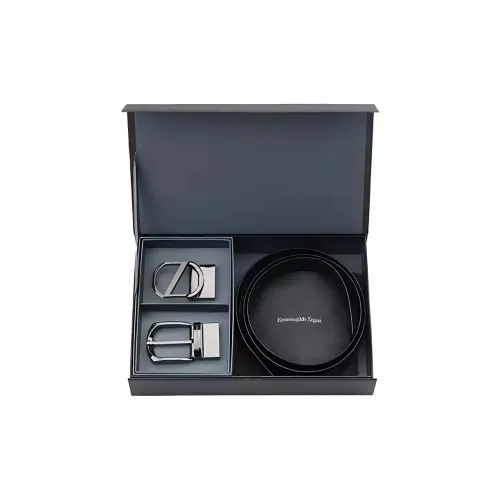 Ermenegildo Zegna Коровья кожа Ремни Черный Унисекс