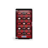 Пятнадцать часов - Черный, эмаль Piano + Красная кожа + Коробка + Замковая система распознавания отпечатков пальцев