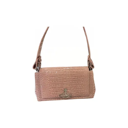 Vivienne Westwood Hazel Коровья кожа Одно плечо Сумка Средний Женский Розовый