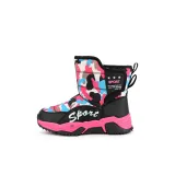 2281 Черно-розовый красный