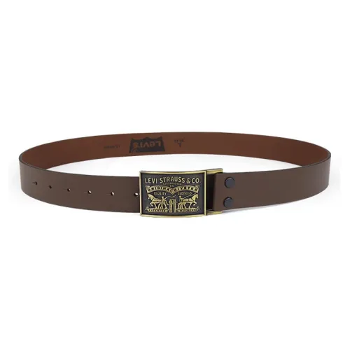 Ремни Levi's из коровьей кожи мужские коричневые ширина 2,5 см