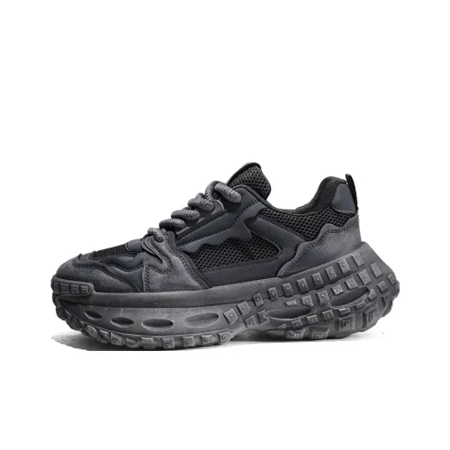 RENBEN Анти-скользящий и износостойкий увеличивающий высоту низкий топ кроссовки с толстой подошвой мужские